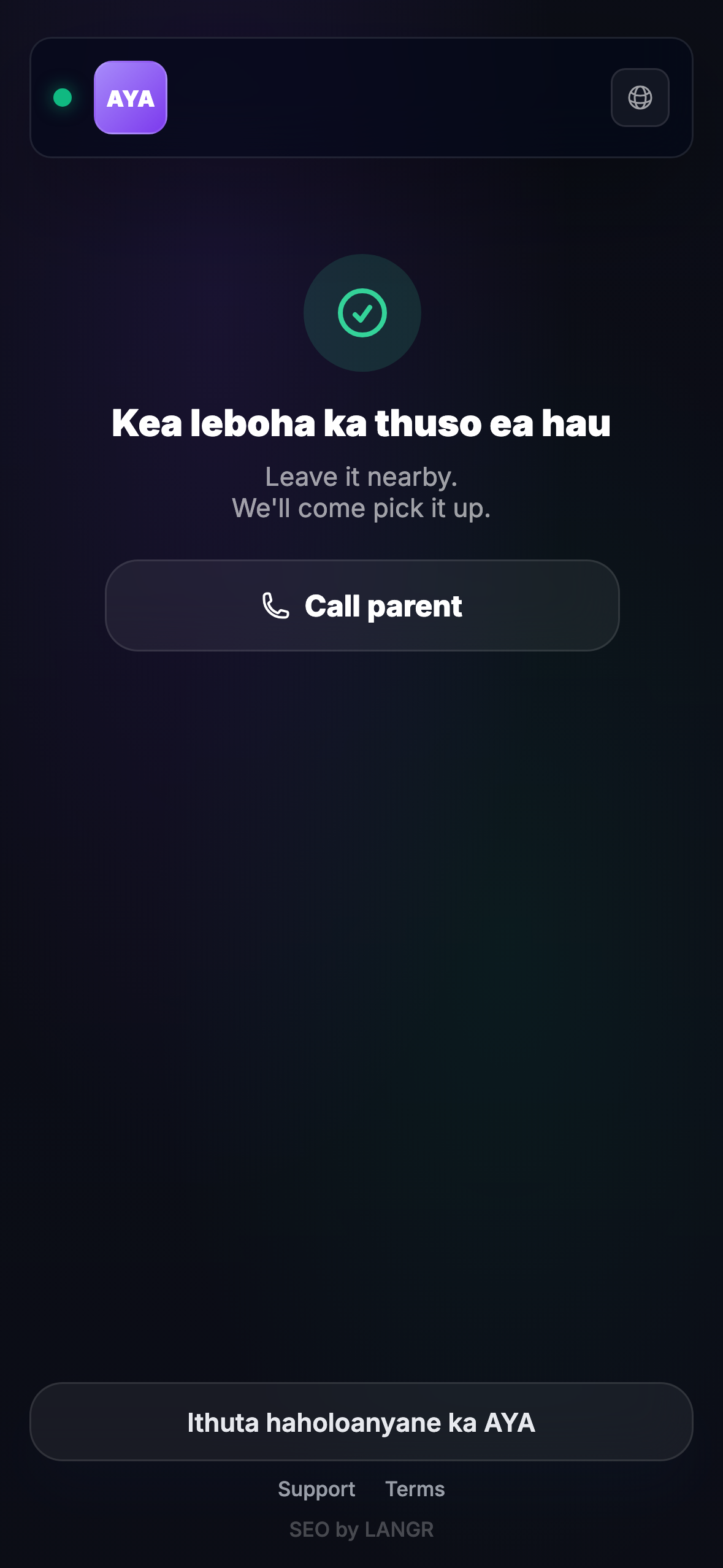 Seo mo fumana se sebonang