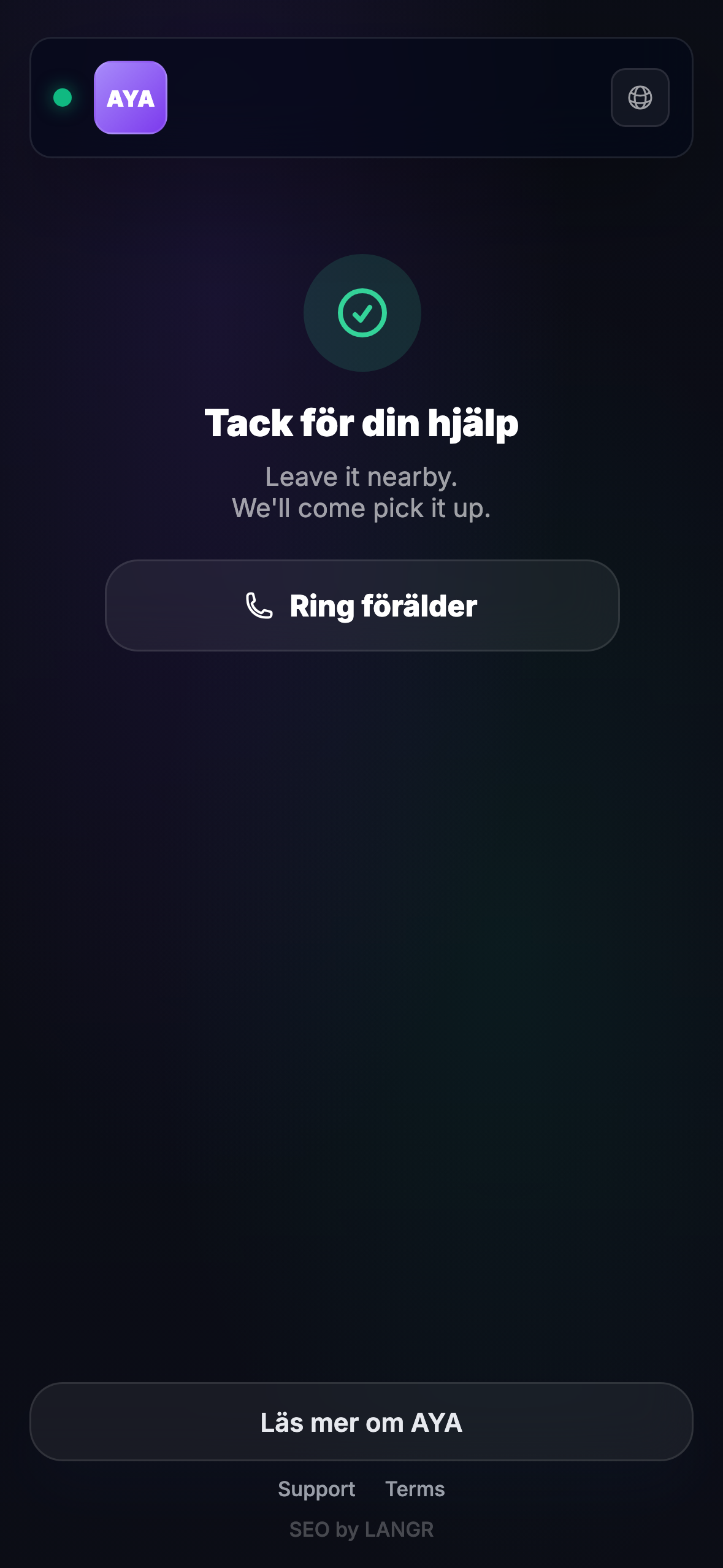Vad upphittaren ser
