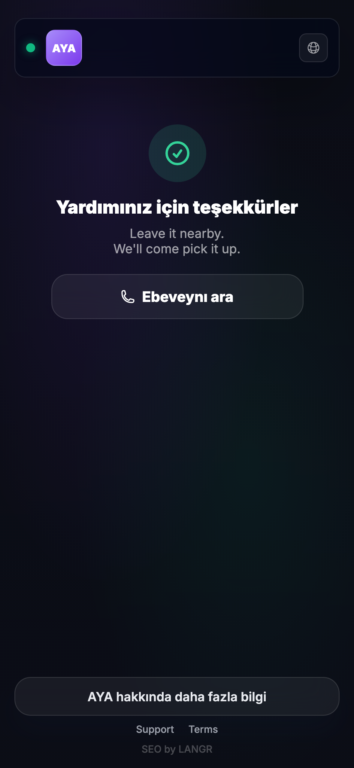 Bulan kişi ne görür