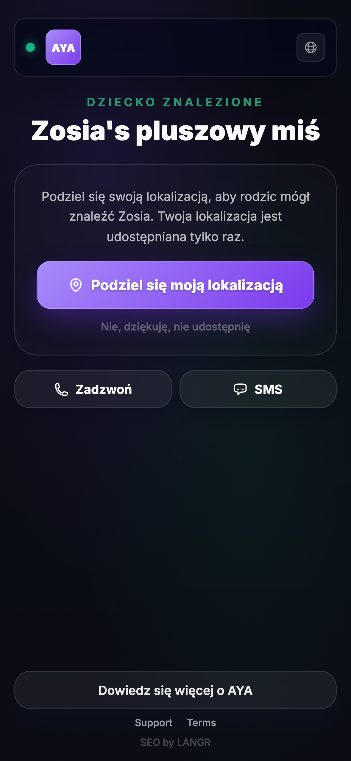 Co widzi znalazca